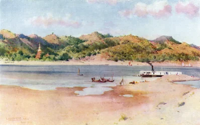 Landing-Ghaut at Prome, Low River